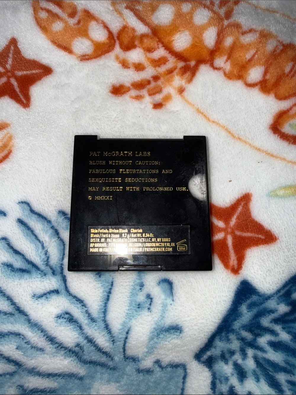 Pat McGrath Labs Blush Compact in Black and Gold
